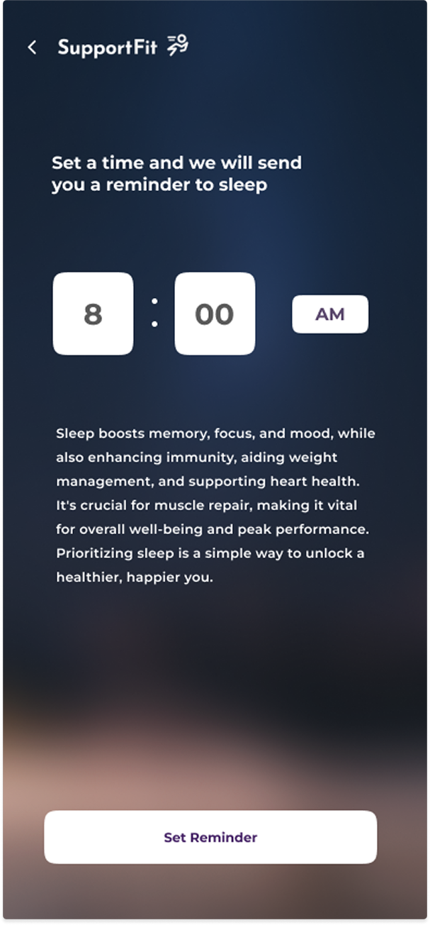 Sleep Reminder