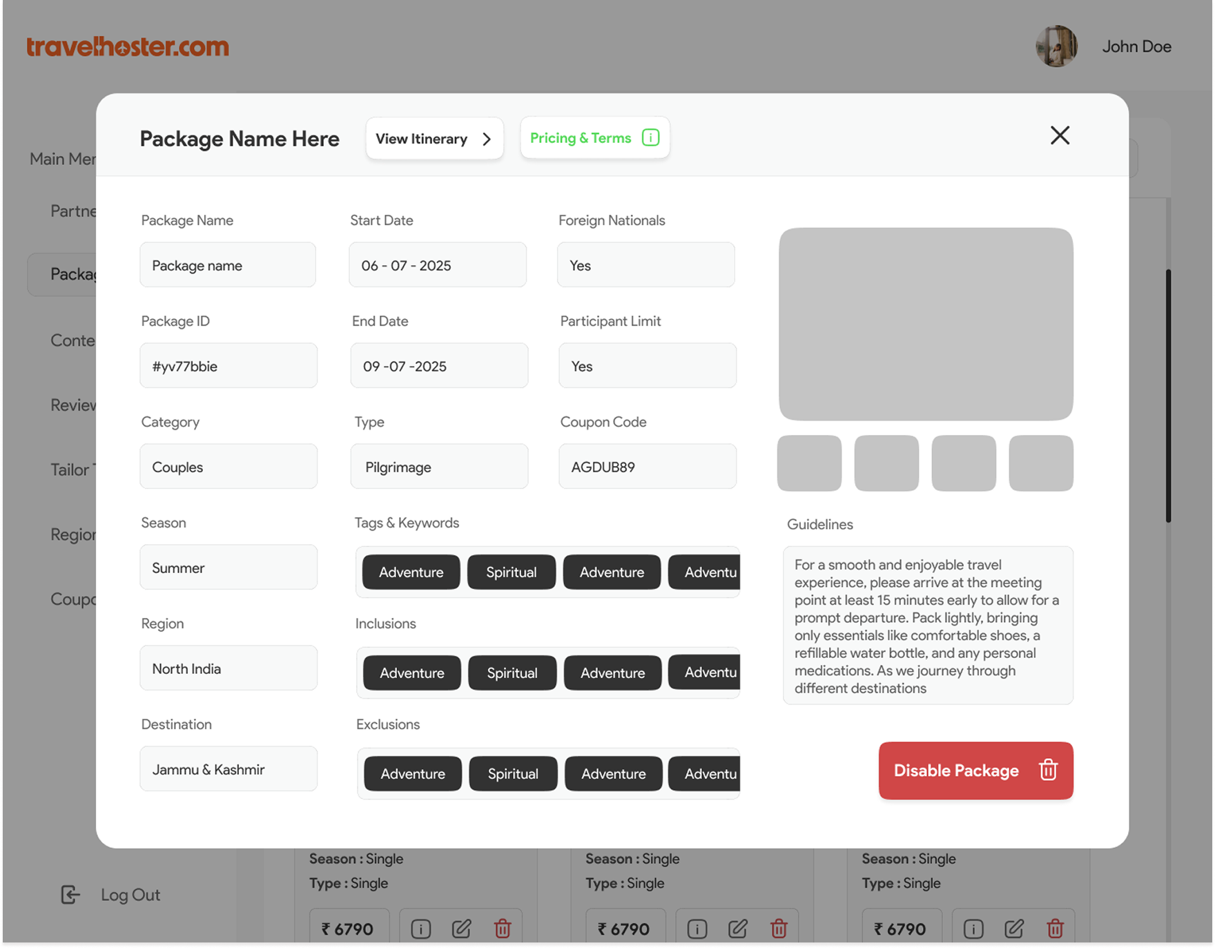 Package Config