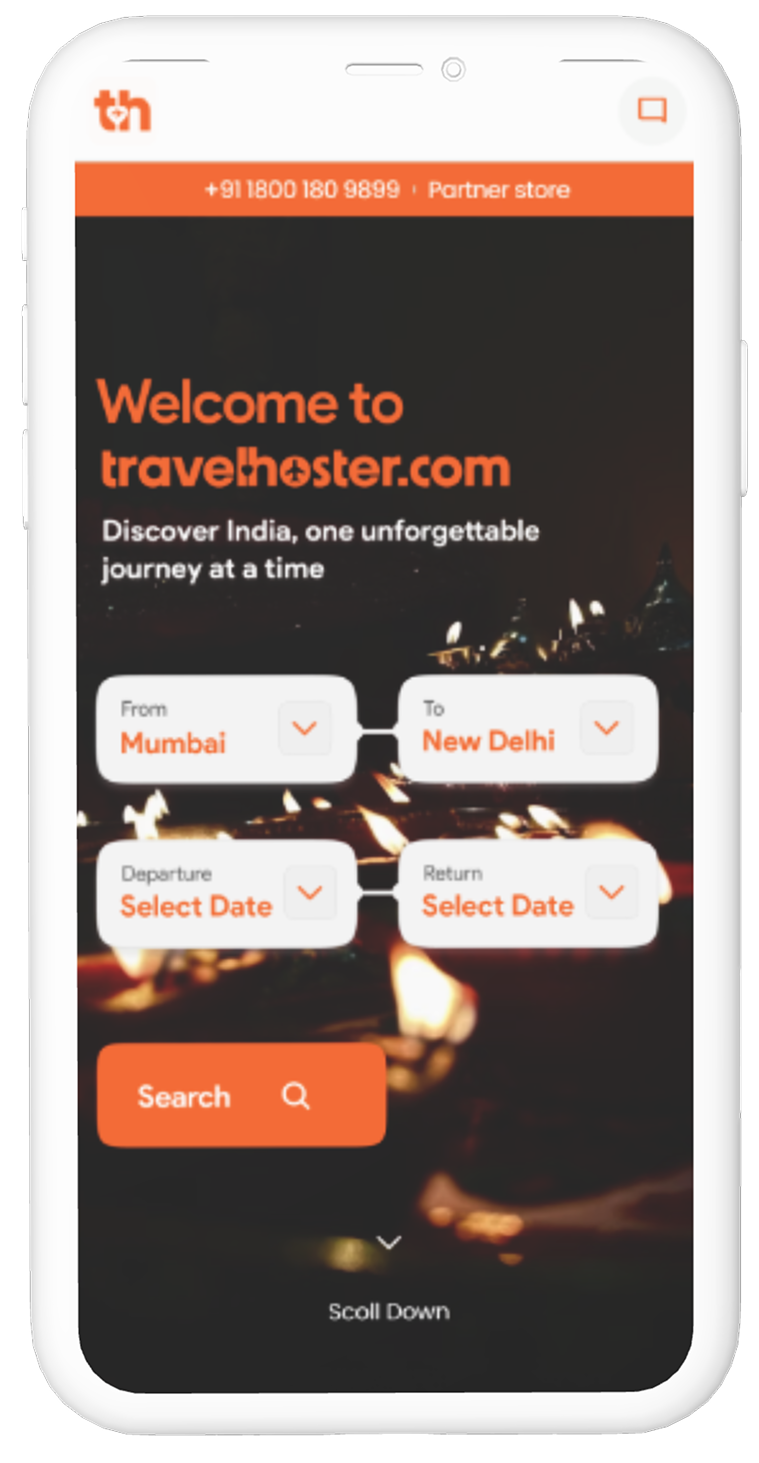 TravelHoster Screen
